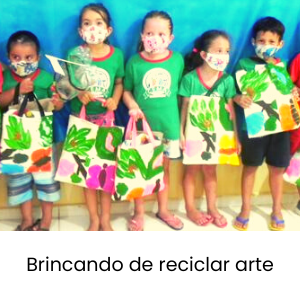 Oficina Brincando de Reciclar Arte